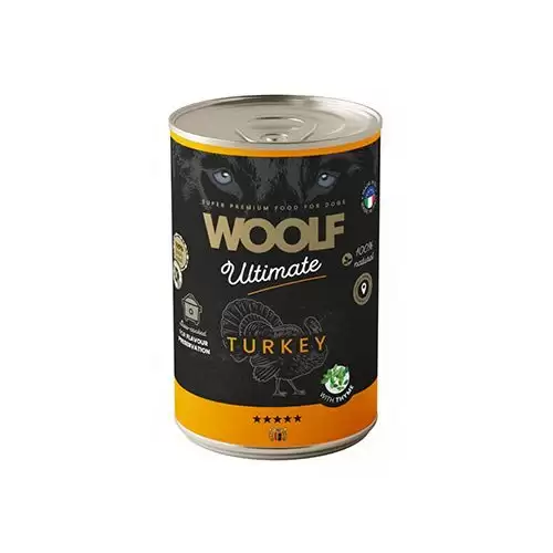 WOOLF Ultimate DogFood konz. Turkey 400g