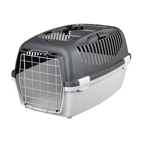 Transportní box CAPRI III Open Top, S: 40x38x61cm (max. 12kg), tmavě šedá/světle šedá