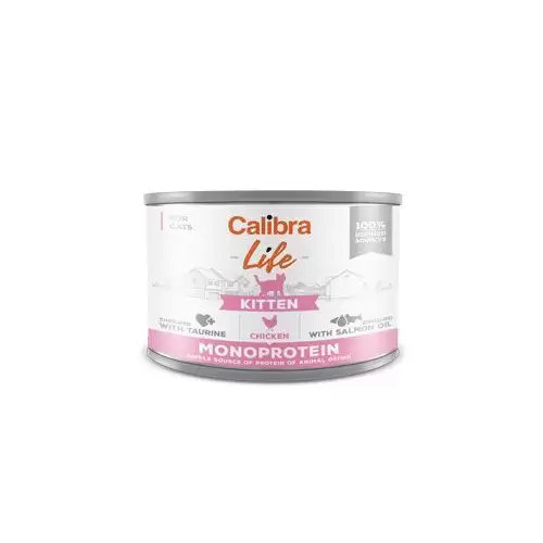 Calibra Cat Life  konz.Kitten Chicken 200g