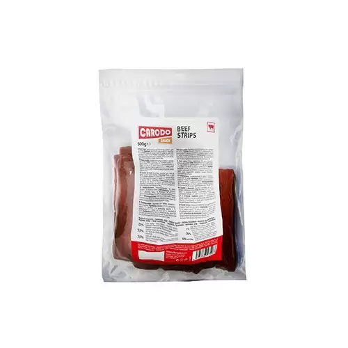 CARODO Dog poch. Hovězí proužky 500g