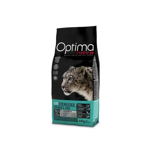 Optima Nova Cat Sterilised Chicken&Rice 400g