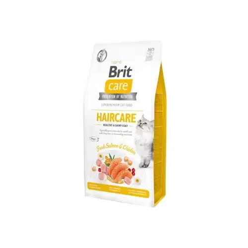 Brit Care Cat GF Haircare Healthy&Shiny Coat 7kg