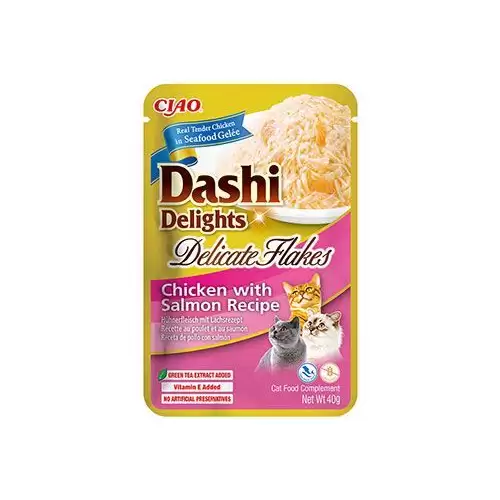Churu Cat Dashi Delights Deli Flakes Chick&Salmon 40g