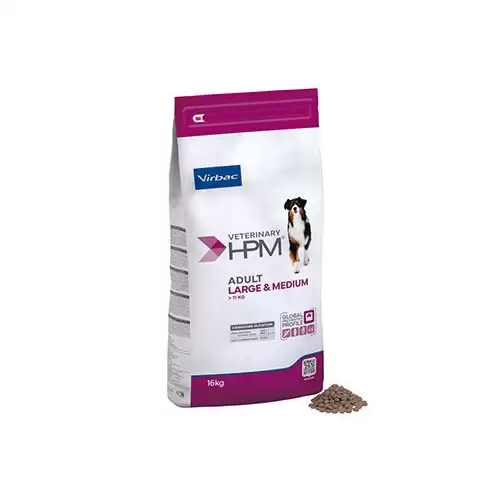 VET HPM Adult Dog Large&Medium 16kg NEW