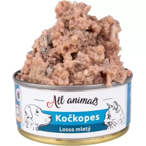  ALL ANIMALS Kočkopes konz. Losos mletý 90g