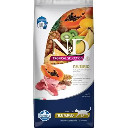  N&D TROPICAL SELECTION Cat LG Lamb Neutered Adult 10 kg