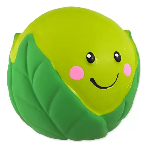 Hračka Dog Fantasy Latex zelenina zelí se zvukem 8cm