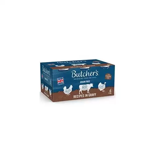 Butcher's Dog Original hovězí/krůtí/kuř. konz. 6x400g