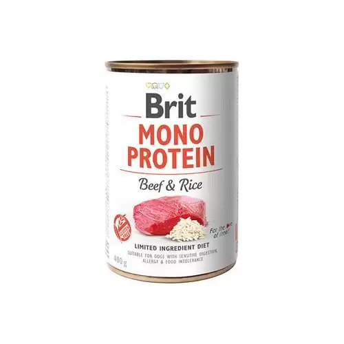 Brit Dog konz Mono Protein Beef & Brown Rice 400g