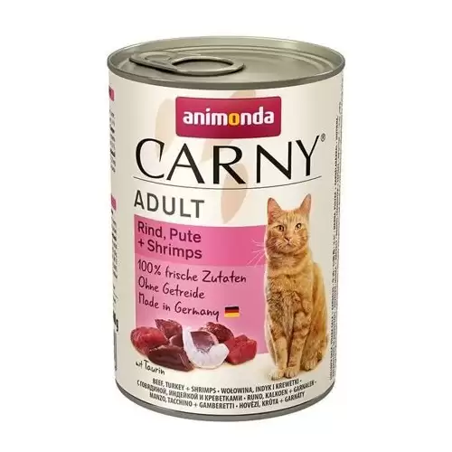 ANIMONDA konzerva CARNY Adult - hovězí, krůta, ráčci 400g