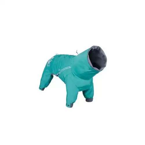 Obleček Hurtta Mudventure overal ECO paví zeleň 65M