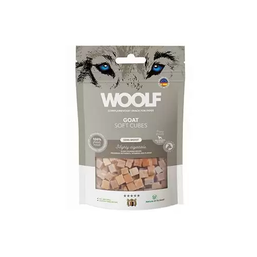 WOOLF Cubes poch. Soft Goat 100g