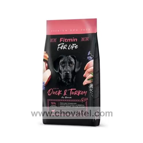 Fitmin dog For Life Duck & Turkey 2 x 12kg