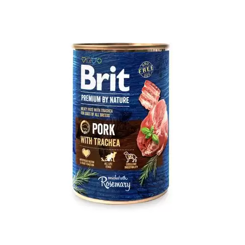 Brit Premium Dog by Nature konz Pork&Trachea 400g