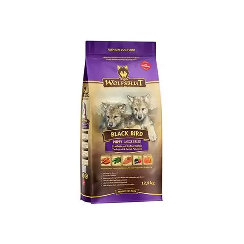 Wolfsblut Dog Puppy Large Breed Black Bird 12,5kg
