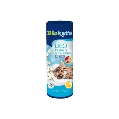 Biokat's osvěžovač WC Deo Pearls cotton blossom 700g