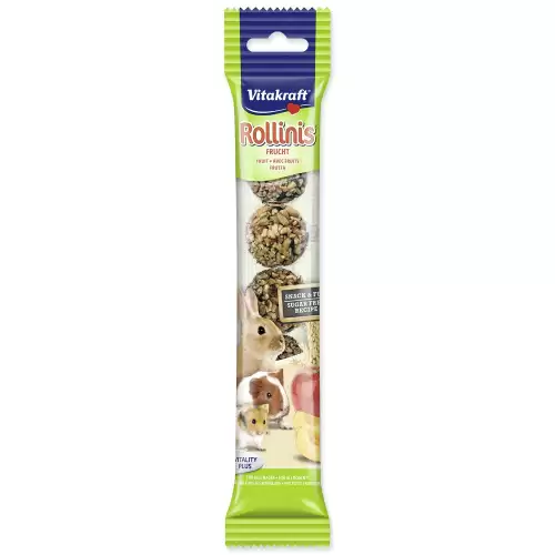 Pochoutka Vitakraft Rollinis morče, s ovocem 7ks