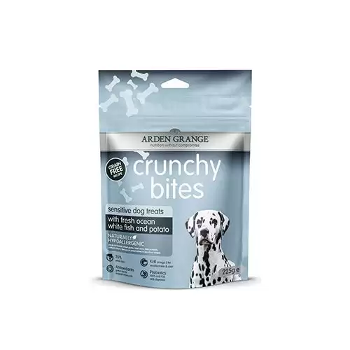 Arden Grange Crunchy Bites GF Sen.Oc.Wh.Fish&Pot.225g