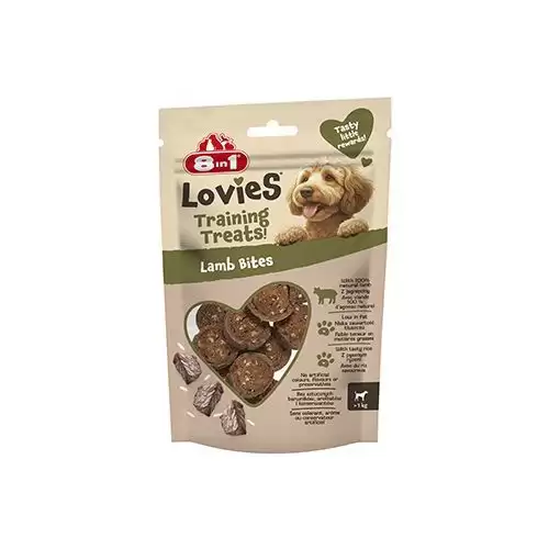 Pochoutka 8in1 Lovies Training Treats Lamb Bites 90g