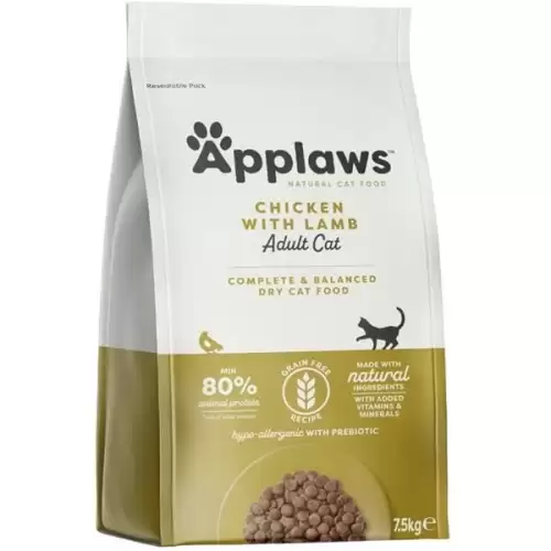  Applaws Cat Dry Adult Chicken with Lamb 7,5 kg