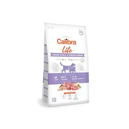 Calibra Dog Life Junior Small&Medium Breed Lamb 2,5kg
