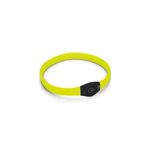 Obojek USB Visio Light LED nabíjecí 65cm žlutý KAR