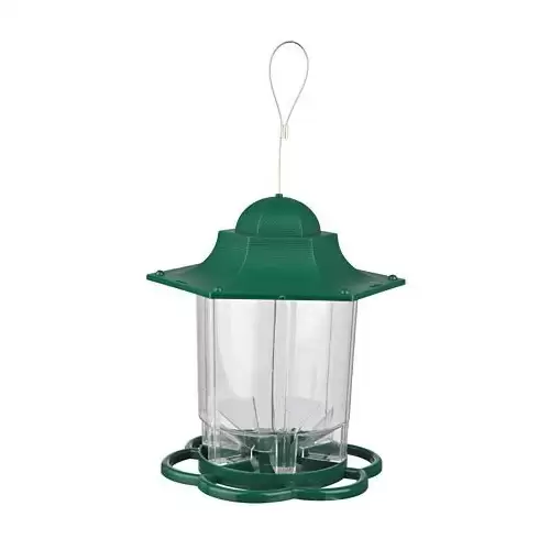 Venkovní zahradní plastové krmítko LUCERNA 1,4 l/22 cm