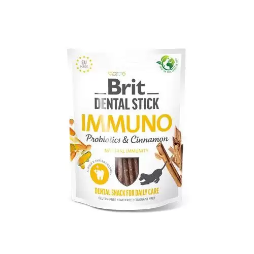 Brit Dog Dental Stick Immuno Probiotics&Cinnamon 7ks