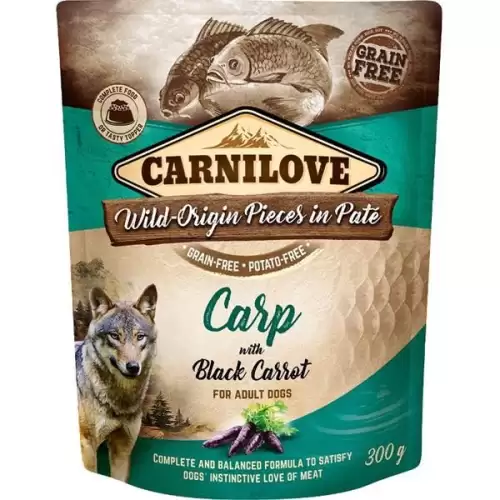  Carnilove Dog kaps. Paté Carp with Black Carrot 300 g