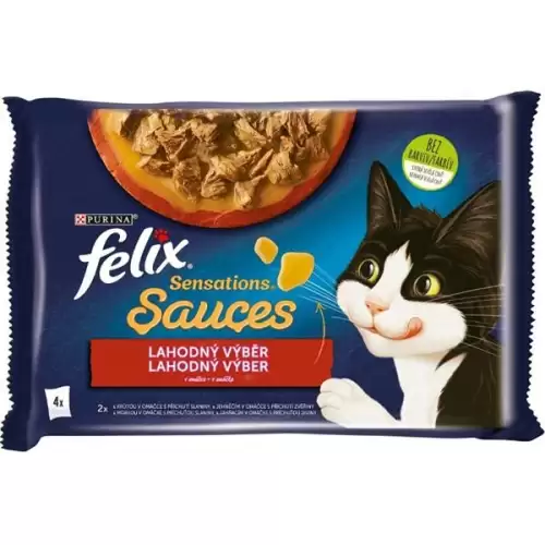  Felix cat kaps.-Sens.Sauce Surpr.Multipack krůta 4 x 85 g