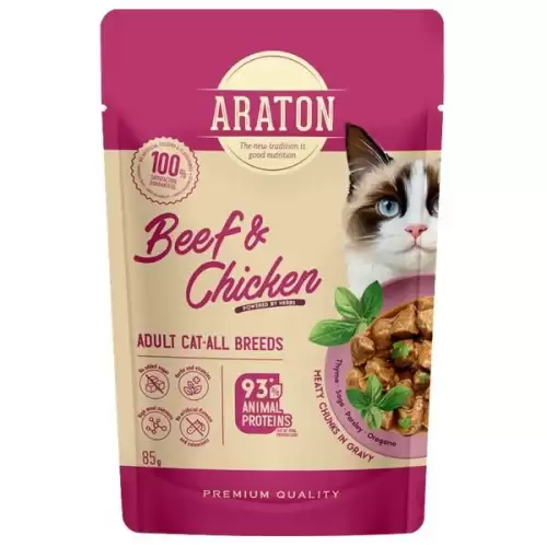  Araton Cat kaps. Adult Beef/Chicken 85 g