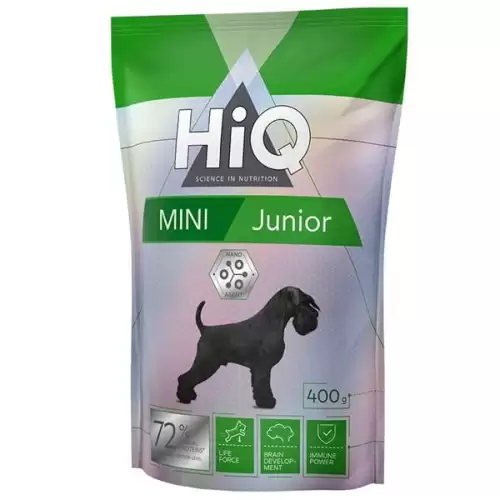  HiQ Dog Dry Junior Mini 400 g