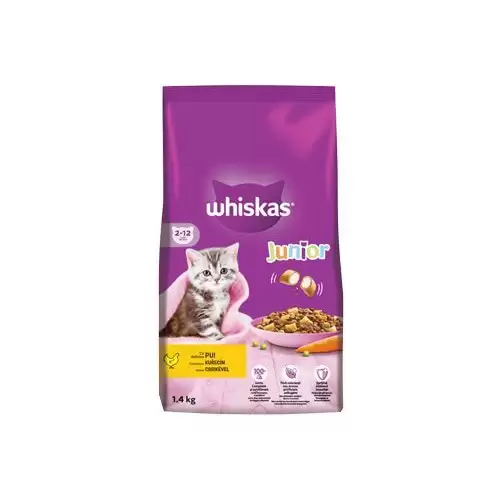 Whiskas Dry Junior s kuřecím masem 1,4kg