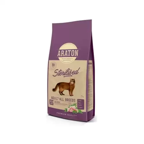  Araton Cat Dry Adult Sterilised Poultry 15 kg