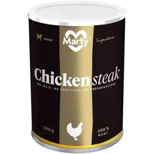  MARTY konz. pro psy Signature-kuřecí prsa steak 300 g