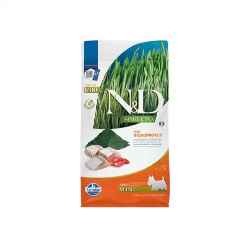 N&D SPIRULINA DOG Adult Mini Herring & Wolfberry 2kg