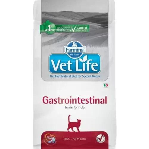  Vet Life Natural Feline Gastrointestinal 400 g