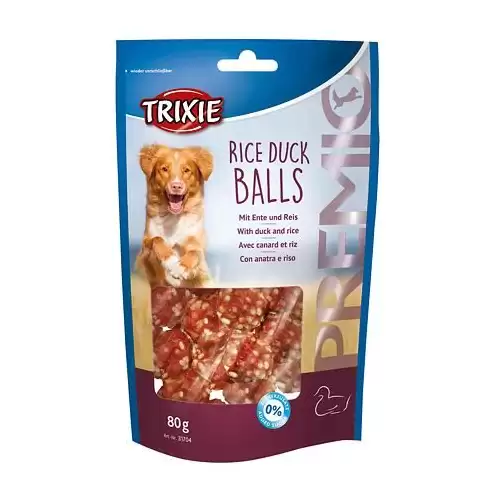 Premio RICE DUCK BALLS - kuličky kachna a rýže 80 g