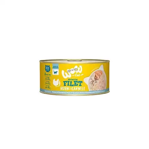 WOW Cat konz. Adult Filet kuřecí s krevetami 70g