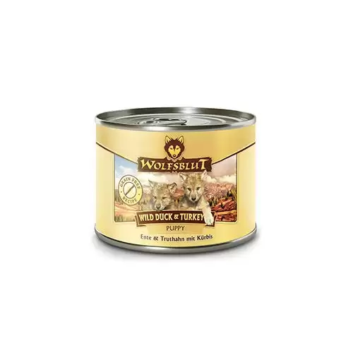 Wolfsblut Dog Puppy Wild Duck konz. 200g