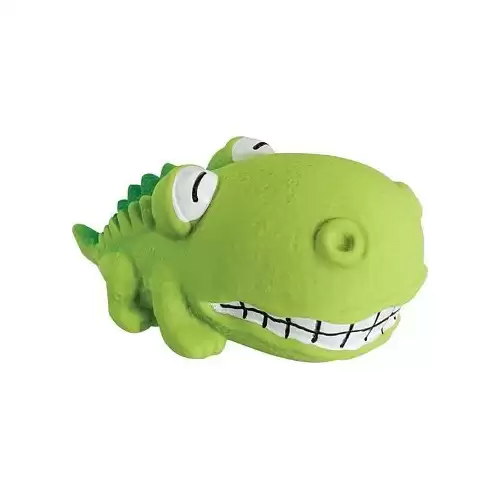 Mini krokodýl BigHead 9 cm, se zvukem, latex,  HipHop Dog