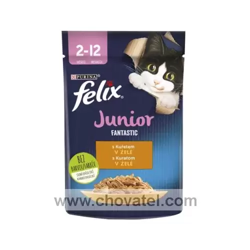 Felix Fantastic kapsička Junior s kuřecím masem v želé 85g