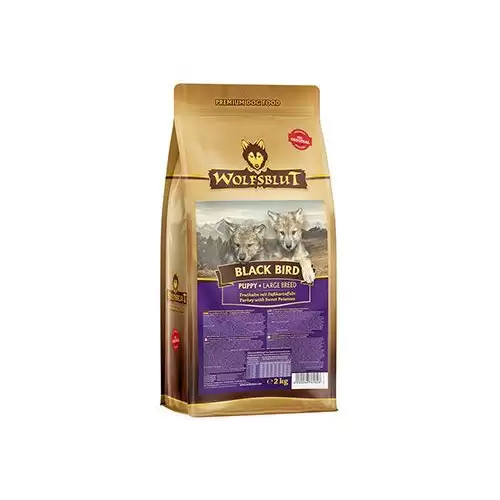 Wolfsblut Dog Puppy Large Breed Black Bird 2kg