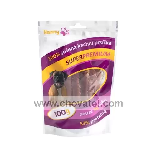 Hanny Food 100% sušená kachní prsíčka 100g