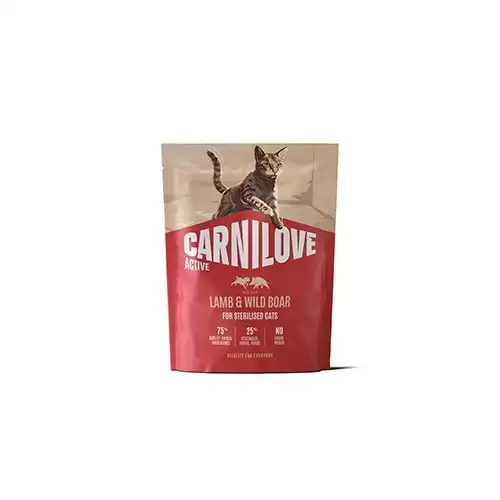 Carnilove Cat Active Dry Lamb& Wild Steril.Ad.AB400g