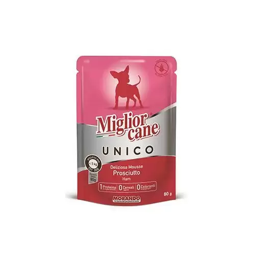 Morando Miglior Cane Unico MINI kapsa pro psy šunka80g