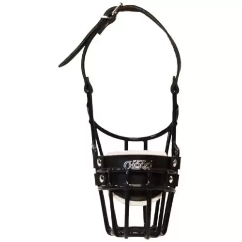  Náhubek kovový Bulteriér - fena, gumoplast 100 x 120 x 100 mm