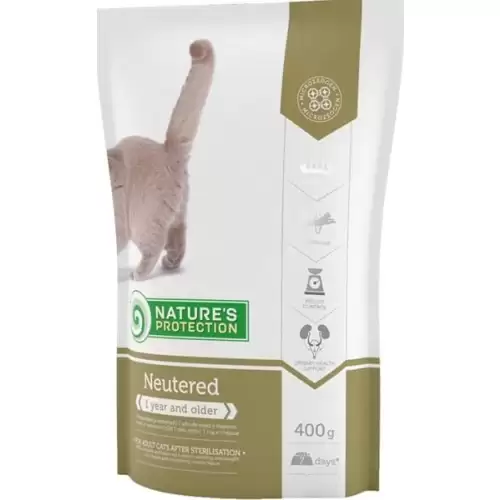  Nature's Protection Cat Dry Neutered 400 g