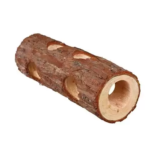 Dřevěný tunel, přírodní dřevo pro hlodavce ø 6 x 20 cm