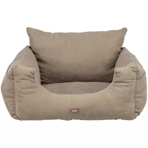 Sedačka / pelech do auta, 55 x 50 x 30 cm, šedobéžová